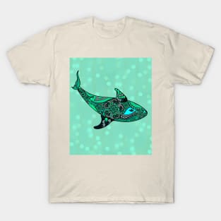 Love Whale in Ocean T-Shirt